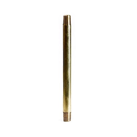 Atc ATC 1/8 in. MPT X 1/8 in. D MPT Yellow Brass Nipple 5 in. L 6JC126300201018